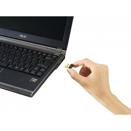 ASUS USB-N10 NANO - Network adapter - USB 2.0 - 802.11b/g/n - 12