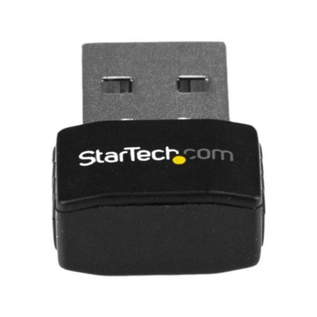 StarTech.com Wireless USB WiFi Adapter - Dual Band AC600 Wireless Dongle - 2.4GHz / 5GHz - 802.11ac Wi-Fi Laptop Adapter (USB433ACD1X1) - Network adapter - USB 2.0 - 802.11ac - black - 5