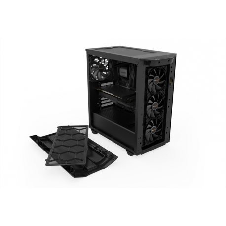 be quiet! Pure Base 500DX - Tower - ATX - windowed side panel (tempered glass) - no power supply (ATX / PS/2) - black - USB/Audio - 14