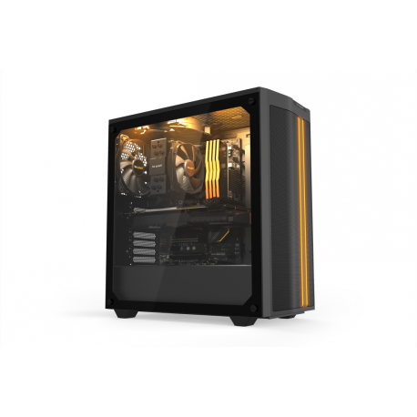 be quiet! Pure Base 500DX - Tower - ATX - windowed side panel (tempered glass) - no power supply (ATX / PS/2) - black - USB/Audio - 15