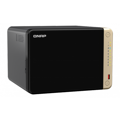 QNAP TS-664 - NAS server - 6 bays - SATA 6Gb/s - RAID 0, 1, 5, 6, 10, 50, JBOD - RAM 8 GB - 2.5 Gigabit Ethernet - iSCSI support - 4