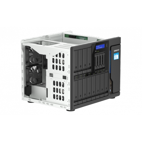 QNAP TS-1655 - NAS server - 16 bays - SATA 6Gb / s - RAID 0, 1, 5, 6, 10, 50, JBOD, 60 - RAM 8 GB - 2.5 Gigabit Ethernet - iSCSI support - 3