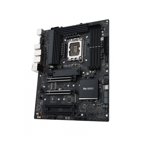 ASUS Pro WS W680-ACE - Motherboard - ATX - LGA1700 Socket - W680 Chipset - USB 3.2 Gen 1, USB 3.2 Gen 2, USB-C 3.2 Gen2, USB-C 3.2 Gen 2x2 - 2 x 2.5 Gigabit LAN - onboard graphics (CPU required) - HD Audio (8-channel) - 21