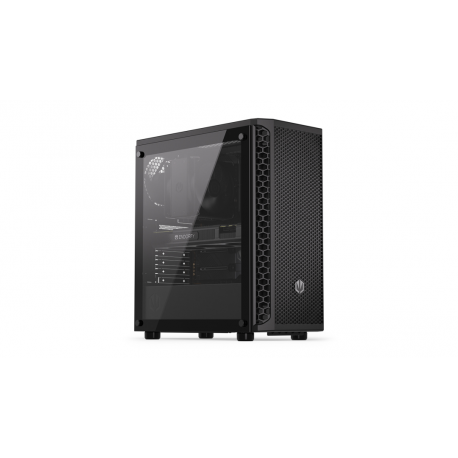 Endorfy Signum 300 Air - Mid tower - ATX - windowed side panel (tempered glass) - no power supply (ATX) - black - USB / Audio - 8
