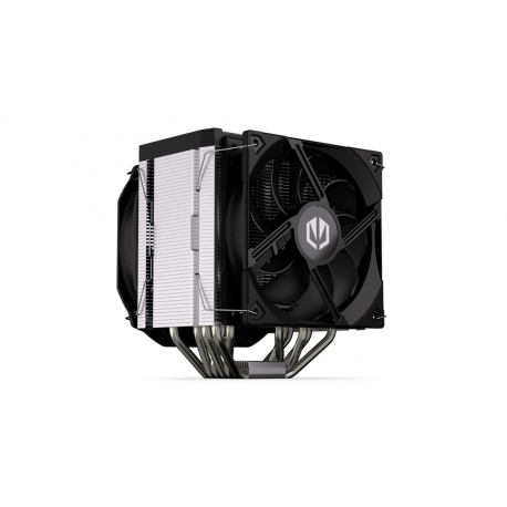 Endorfy Fortis 5 Dual Fan - Processor cooler - (for: LGA775, AM2+, LGA1366, AM3+, FM1, FM2+, LGA2011-3, LGA2011 (Square ILM), AM4, LGA2066, LGA1200, LGA1700, AM5, LGA115x Socket) - 120 mm / 140 mm - black - 18