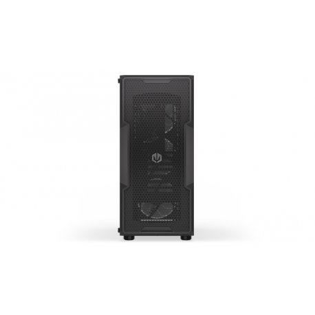 Endorfy Regnum 400 Air - PC case - ATX - windowed side panel (tempered glass) - no power supply (ATX) - black - USB / Audio - 29