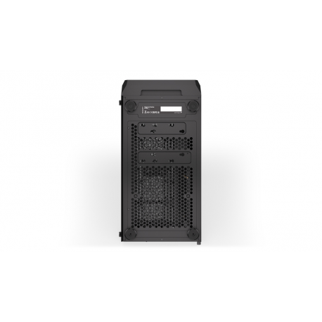 Endorfy Regnum 400 Air - PC case - ATX - windowed side panel (tempered glass) - no power supply (ATX) - black - USB / Audio - 35