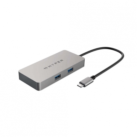 HyperDrive 5-Port USB-C Hub - Docking station - USB-C - HDMI - GigE - 1
