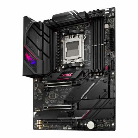 ASUS ROG Strix B650E-E Gaming WiFi - Motherboard - ATX - Socket AM5 - AMD B650 Chipset - USB 3.2 Gen 1, USB 3.2 Gen 2, USB-C 3.2 Gen2, USB-C 3.2 Gen 2x2 - 2.5 Gigabit LAN, Wi-Fi 6, Bluetooth - onboard graphics (CPU required) - HD Audio (8-channel) - 10