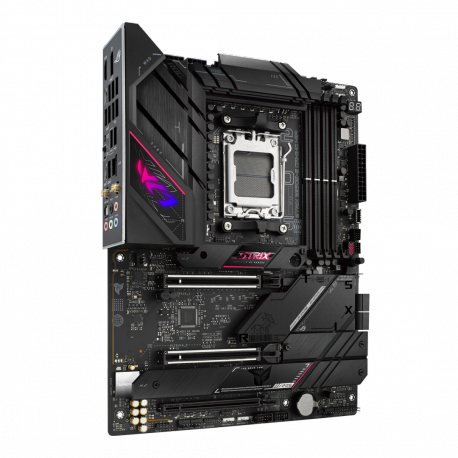 ASUS ROG Strix B650E-E Gaming WiFi - Motherboard - ATX - Socket AM5 - AMD B650 Chipset - USB 3.2 Gen 1, USB 3.2 Gen 2, USB-C 3.2 Gen2, USB-C 3.2 Gen 2x2 - 2.5 Gigabit LAN, Wi-Fi 6, Bluetooth - onboard graphics (CPU required) - HD Audio (8-channel) - 11