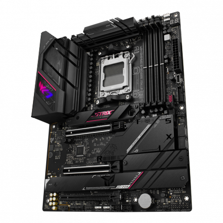 ASUS ROG Strix B650E-E Gaming WiFi - Motherboard - ATX - Socket AM5 - AMD B650 Chipset - USB 3.2 Gen 1, USB 3.2 Gen 2, USB-C 3.2 Gen2, USB-C 3.2 Gen 2x2 - 2.5 Gigabit LAN, Wi-Fi 6, Bluetooth - onboard graphics (CPU required) - HD Audio (8-channel) - 12