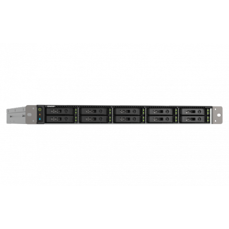QNAP TS-h1090FU - NAS server - 10 bays - rack-mountable - SATA 6Gb/s / PCIe (NVMe) / U.2 - RAID 0, 1, 5, 6, 10, 50, JBOD, 60 - RAM 64 GB - 25 Gigabit Ethernet / 2.5 Gigabit Ethernet - iSCSI support - 1U - 3