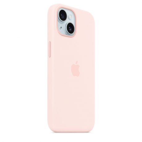 Apple - Back cover for mobile phone - MagSafe compatibility - silicone - Light Pink - for iPhone 15 - 2
