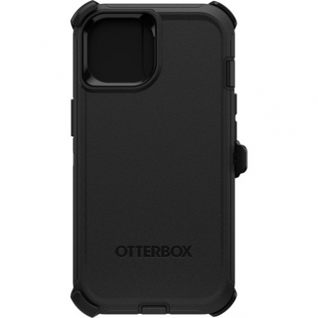 OtterBox Defender Series - Back cover for mobile phone - MagSafe compatibility - polycarbonate, synthetic rubber - black - for Apple iPhone 14 Plus, 15 Plus - 0