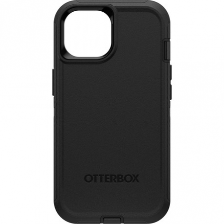OtterBox Defender Series - Back cover for mobile phone - MagSafe compatibility - polycarbonate, synthetic rubber - black - for Apple iPhone 14 Plus, 15 Plus - 1