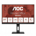 AOC 24E3QAF - LED monitor - 24" - 1920 x 1080 Full HD (1080p) @ 75 Hz - IPS - 1000:1 - 4 ms - HDMI, VGA, DisplayPort - speakers - textured black