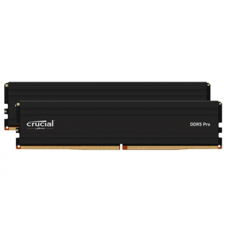 Crucial - DDR5 - kit - 48 GB: 2 x 24 GB - DIMM 288-pin - 6000 MHz  /  PC5-48000 - CL48 - 1.1 V - unbuffered - 0