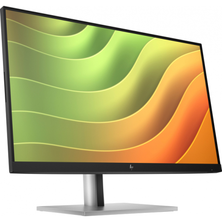 HP E24u G5 - E-Series - LED monitor - 23.8" (23.8" viewable) - 1920 x 1080 Full HD (1080p) @ 75 Hz - IPS - 250 cd / m² - 1000:1 - 5 ms - HDMI, DisplayPort, USB-C - black head, black and silver (stand) - 13