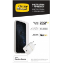 OtterBox React Series - Back cover for mobile phone - clear - with Trusted Glass screen protector and Fast Charge Wall Charger USB-C 20W - for Apple iPhone 6, 6s, 7, 8, SE (2nd generation), SE (3rd generation)