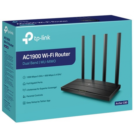 TP-Link Archer BE900 V1 - Wireless router - DSL modem 4-port switch - Wi-Fi 7 - Wi-Fi 5 - Dual Band - 4
