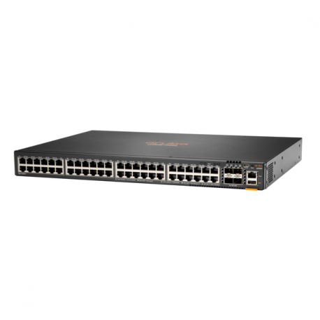 HPE Aruba Networking CX 6200F 48G 4SFP Switch - Switch - Max. Stacking Distance 10 kms - L3 - Managed - 48 x 10 / 100 / 1000 + 4 x 100 / 1000 SFP - front and side to back - rack-mountable - 0