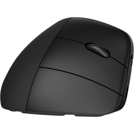 HP 925 - Vertical mouse - 6 buttons - wireless - 2.4 GHz, Bluetooth 5.3 - USB wireless receiver - black - sustainable packaging - 2