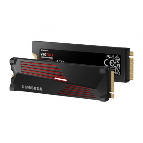 Samsung 990 PRO MZ-V9P4T0GW - SSD - encrypted - 4 TB - internal - M.2 2280 - PCIe 4.0 x4 (NVMe) - 256-bit AES - TCG Opal Encryption 2.0 - integrated heatsink - 15