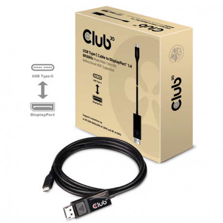 Club 3D CAC-1557 - External video adapter - USB-C - DisplayPort - 3