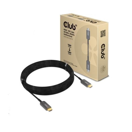 Club 3D CAC-1376 - Ultra High Speed - HDMI cable - HDMI male to HDMI male - 10 m - Active Optical Cable (AOC), 4K120Hz support, 8K60Hz support, Unidirectional - 4