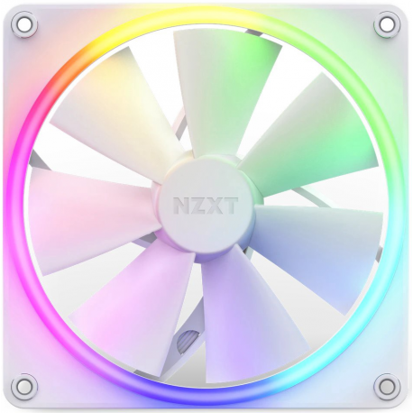 NZXT F Series F140 RGB - Case fan - 140 mm - matt white - 8