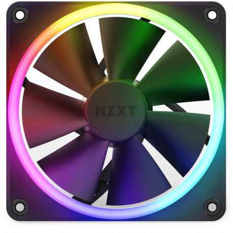 NZXT F Series F120 RGB - Case fan - 120 mm - matte black - 5