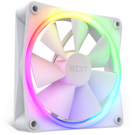 NZXT F Series F120 RGB Triple Pack - Case fan - 120 mm - matt white - 0