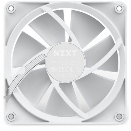 NZXT F Series F120 RGB Triple Pack - Case fan - 120 mm - matt white - 5