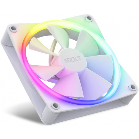 NZXT F Series F120 RGB Triple Pack - Case fan - 120 mm - matt white - 11