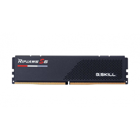 G.Skill Ripjaws S5 - DDR5 - kit - 64 GB: 2 x 32 GB - DIMM 288-pin low profile - 6000 MHz  /  PC5-48000 - CL36 - 1.35 V - unbuffered - on-die ECC - matte black - 2