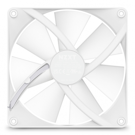 NZXT F Series F140 RGB - Case fan - 140 mm - matt white - 3