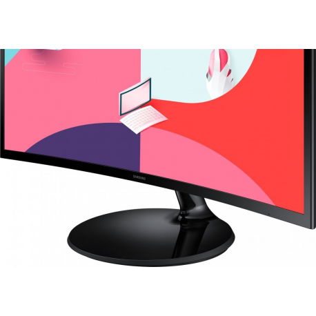 Samsung S24C364EAU - S36C Series - LED monitor - curved - 24" - 1920 x 1080 Full HD (1080p) @ 75 Hz - VA - 250 cd / m² - 3000:1 - 4 ms - HDMI, VGA - black - 3