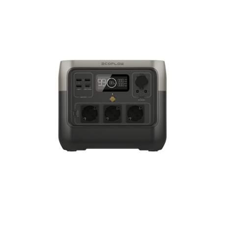 EcoFlow RIVER 2 Pro - Portable power station - AC 220-240 /  DC 11-50 / 12 / 24 V - 800 Watt - lithium iron phosphate - 768 Wh - Wi-Fi, Bluetooth - output connectors: 5 - European Union - 0