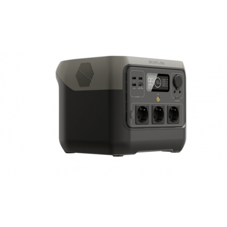 EcoFlow RIVER 2 Pro - Portable power station - AC 220-240 /  DC 11-50 / 12 / 24 V - 800 Watt - lithium iron phosphate - 768 Wh - Wi-Fi, Bluetooth - output connectors: 5 - European Union - 2