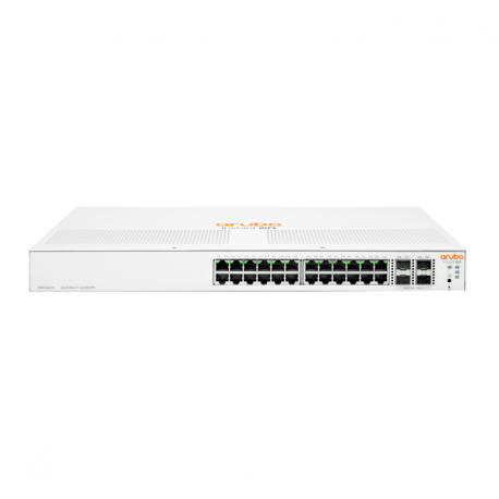 HPE Aruba Instant On 1930 24G Class4 PoE 4SFP / SFP+ 195W Switch - Switch - L3 - Managed - 24 x 10 / 100 / 1000 (PoE) + 4 x 1 Gigabit  /  10 Gigabit SFP+ - rack-mountable - PoE (195 W) - 0
