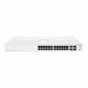 HPE Aruba Instant On 1930 24G Class4 PoE 4SFP / SFP+ 195W Switch - Switch - L3 - Managed - 24 x 10 / 100 / 1000 (PoE) + 4 x 1 Gigabit  /  10 Gigabit SFP+ - rack-mountable - PoE (195 W)