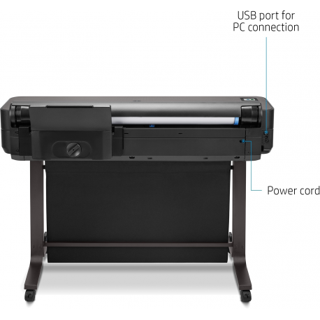 Designjet T630 36-In Printer - 4