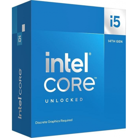 Intel Core i5 i5-14600KF - 3.5 GHz - 14-core - 20 threads - 24 MB cache - FCLGA1700 Socket - Box - 4