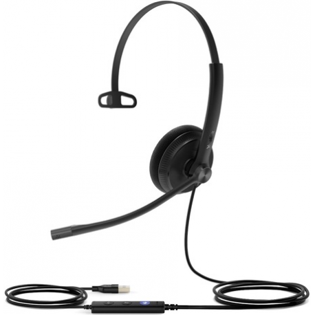 Yealink UH34 Lite Mono Teams - Headset - on-ear - wired - USB - black - 0