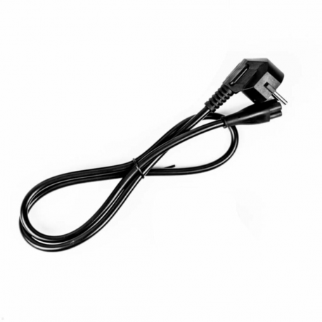 Bachmann - Power cable - IEC 60320 C5 to power CEE 7 / 7 right-angled - 250 V - 2.5 A - 1 m - black - 0