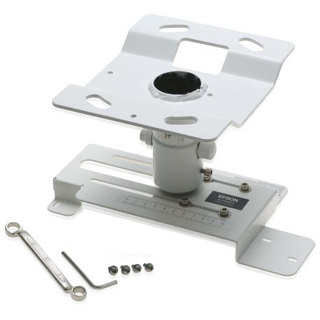 Epson ELPMB23 - Mounting kit (ceiling mount) - for projector - steel - ceiling mountable - for Epson EB-750, 755, 972, E01, L250, L255, W06, W50, W52, X06, EH-TW5705, TW5825, TW710 - 16