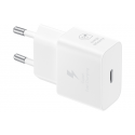Samsung EP-T2510N - Power adapter - 25 Watt - 3 A - PD 3.0, PD/PPS, SFC (24 pin USB-C) - on cable: USB-C - white