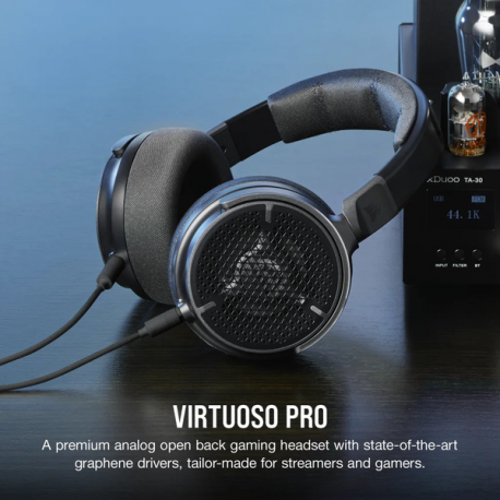 CORSAIR Gaming Virtuoso PRO - Headset - full size - wired - black - 5