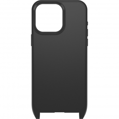 OtterBox React Series - Back cover for mobile phone - necklace - MagSafe compatibility - plastic - black - for Apple iPhone 15 Pro Max - 2