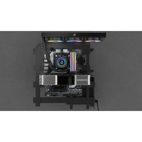 CORSAIR Dominator Titanium RGB - DDR5 - kit - 64 GB: 2 x 32 GB - DIMM 288-pin - 6000 MHz  /  PC5-48000 - CL30 - 1.4 V - unbuffered - white - 10